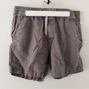 Taylor Stitch Apres Drawstring Shorts Men’s Medium in Canteen Hemp